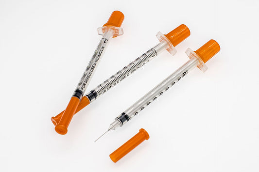 1ml syringe - 27 gauge needle 10 units